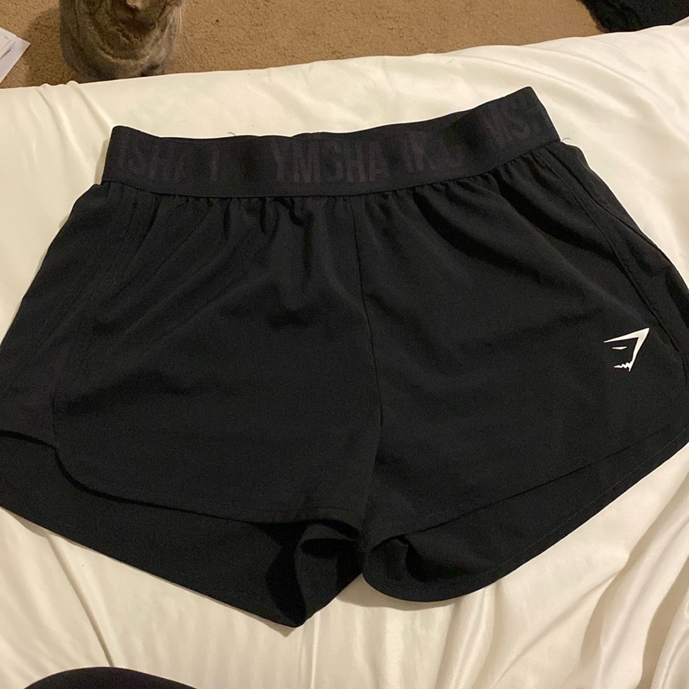 Black Gymshark shorts